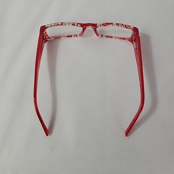 Etnia Barcelona Mykonos Eyeglasses Frames Clear Red Y2K Vintage Square 52-18-135 - Picture 8 of 11
